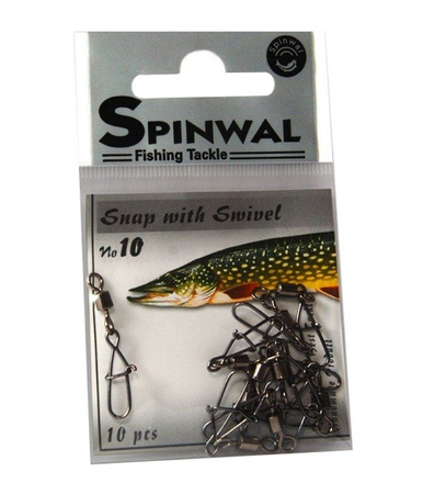 Agrafka Spinwal z krętlikiem No.10, 20kg