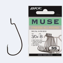 Haczyki offsetowe BKK Muse | #2 |9 szt.