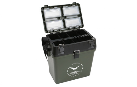 Zestaw Skrzynka-siedzisko Mikado UABM 317 37x24x37.5cm + Pokrowiec