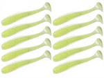 Guma Keitech Swing Impact 2.5" | 6,35cm |  LT#25 Toxic Chart | 10 szt.