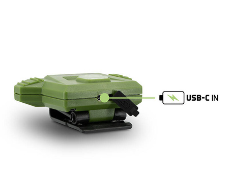 Latarka Czołowa / Czołówka Delphin RAZOR USB UC