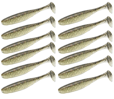 Guma Keitech Easy Shiner 2" | 5,08cm | #417 Gold Flash Minnow | 12 szt.