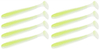 Guma Keitech Swing Impact 4" | 10,2cm | #CT13 Chartreuse Shad | 8 szt.