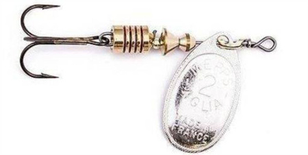 Obrotówka Mepps Aglia #0 | 2,5g | Srebrna