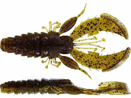 Guma Westin CreCraw Creaturebait 8,5cm | Green Pumpkin Purple