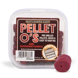 Pellet haczykowy Sonubaits Pellet O's Bloodworm Fishmeal 8mm 65g