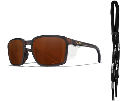Okulary Wiley X Alfa Captivate | Copper Matte Havana Brown Frame