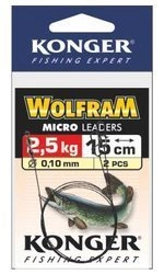 Konger Przypon wolframowy Micro 25cm / 2,5kg - op. 2 szt.