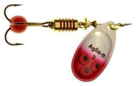 Obrotówka Mepps Aglia E #1 | 3,5g | Czerwona