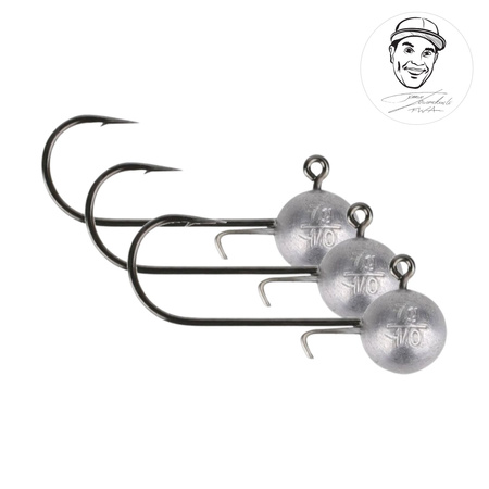 Główki jigowe Mikado Jaws Classic Jig - 10g - hak: 5/0 - 3szt.