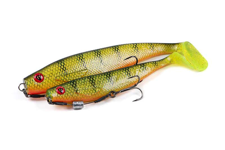 Guma Fox Rage Pro Shad Loaded 18cm | UV Natural Perch