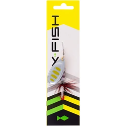 Obrotówka X-Fish Termite №4 / 9.5g / Silver GRD