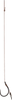 Przypony do methody Mikado z igłą - hak bez zadziora nr 10 / plecionka 0.12mm / 10cm / 8szt.