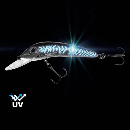 Wobler Jaxon Holo Select Ferox UV 10cm | NB | pływający
