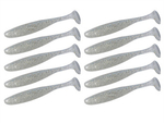 Guma Keitech Easy Shiner 3" | 7,6cm | #370 Clear Silver Glow | 10 szt.