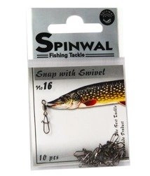 Agrafka Spinwal z krętlikiem No.16, 10kg