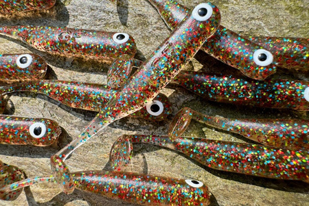 Guma Great Fish GF1 4,9cm | Glitter Colorful | rybny | 10 szt.