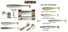 Guma Keitech Easy Shiner 3" | 7,6cm | LT#35 Hot Tiger | 10 szt.