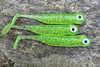 Guma Great Fish GF1 4,9cm | Glitter Light Green | krewetkowy |10 szt.