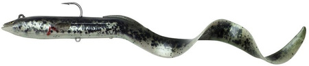 Guma Savage Gear Real Eel 20cm | Black Green Pearl PHP