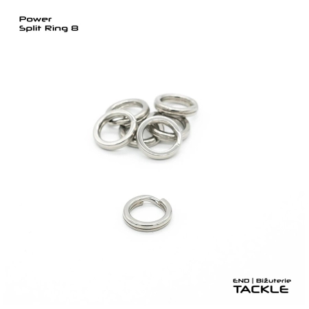 Kółka Łącznikowe VAGNER Power Split Ring / rozmiar 8 /  8szt.
