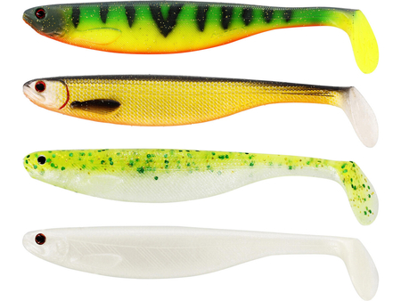 Guma Westin ShadTeez Slim 7,5cm | Dark Water Mix 18 | 4 szt.