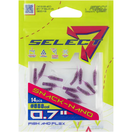 Guma Select Snack Nano 0.7" | 2cm | #888 | 14 szt.