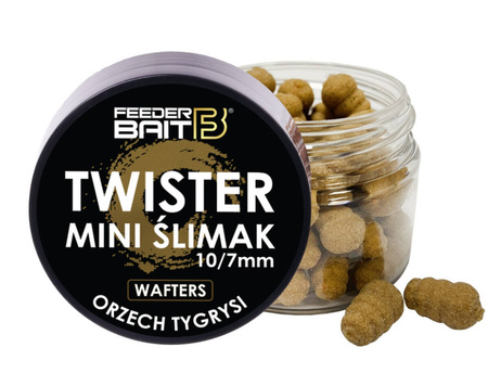 Feeder Bait Mini Ślimak Twister Wafters 11/8mm | Orzech Tygrysi