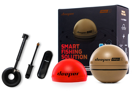 Echosonda Deeper CHIRP+ 2 z wzmacniaczem Range Extender Kit