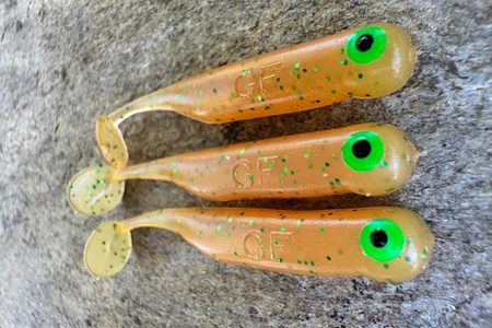 Guma Great Fish GF1 4,9cm | Curry | krewetkowy | 10 szt. | Dżejsiok Special Edition