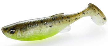 Guma SAVAGE GEAR Fat Minnow T-Tail 7.5cm 5g - Green Pearl Yellow