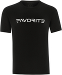 T-shirt Favorite Black Logo - Czarny - rozmiar XXXL
