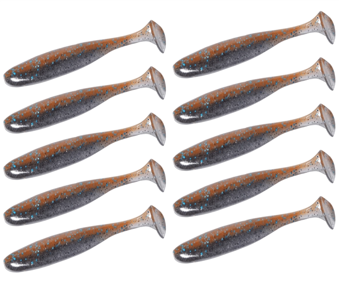 Keitech Easy Shiner 3"/7,6 cm #405 Smoke Cinnamon - 10szt.