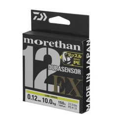 Plecionka Daiwa Morethan DURASENSOR 12 EX+Si3 0.06mm | 150m | Lime Green