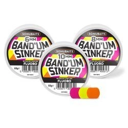 Sonubaits BandUm Sinkers 6mm - Fluoro