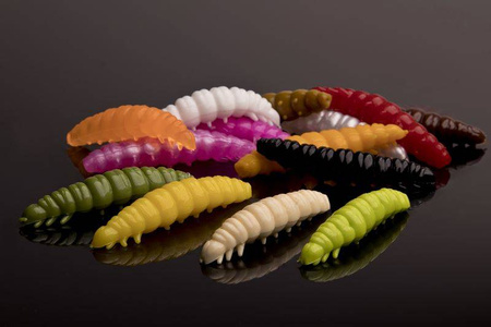 Przynęta Libra Lures Larva 3.5cm | 001 - White | ser | 12 szt.