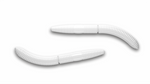 Przynęta Libra Lures Fatty D'Worm 7.5cm | 001 - White | ser | 8 szt.