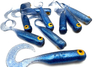 Guma Great Fish GF1 Twister 4,9cm | Blue Pearl | rybny | 10 szt.
