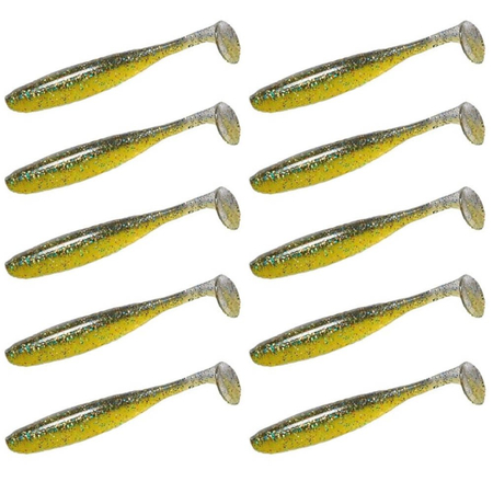 Guma Keitech Easy Shiner 3" | 7,6cm | LT#51 Smoky Yellow | 10 szt.