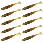Guma Keitech Easy Shiner 3" | 7,62cm | #LT30 Pumkin Green FLK | 10 szt.