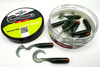 Guma Great Fish GF1 Twister 4,9cm | Magic Green | bezzapachowy | 10 szt. | Dżejsiok Special Edition