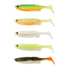 Zestaw gum Savage Gear Fat Minnow T-Tail 10,5cm | Dark Water Mix | 5 szt.