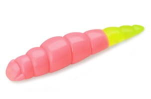 Gumy FishUp Yochu 4,3cm | 1,7" | #133/Bubble Gum/Hot Chartreuse | 8szt.