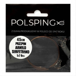 Przypon Polsping Surfstrad 1x7 Camo 9kg 30cm - 2 szt.