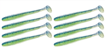 Keitech Swing Impact 4"/10,2cm LT#60 Blue X Chart - 8szt.