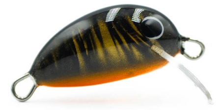Wobler Kornel Słaby Marmurek Jaziowy - 2,2cm - 1,7g - Czarnuch Złoty - pływający
