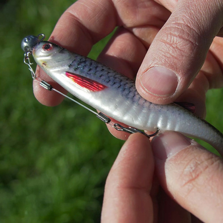 Guma DELPHIN Realix 3D / 13cm / 16g / Perch