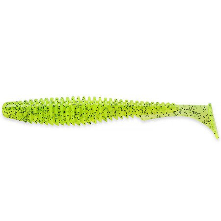 Gumy FishUp U-Shad 5,1cm | 2" | #055/Chartreuse/Black | 10szt.