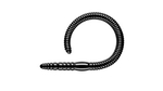 Przynęta Libra Lures Flex Worm 9cm | 040 - Black | brak zapachu | 10 szt.