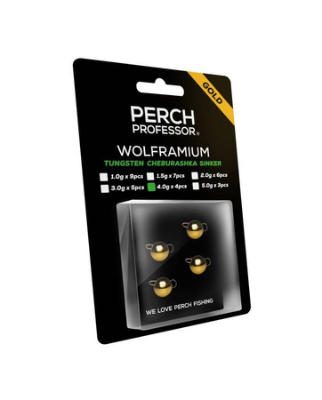 Perch Professor Wolframium czeburaszka wolframowa złota 5g - 3 szt.